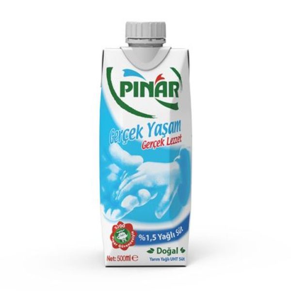PINAR SÜT YARIM YAĞLI 1/2